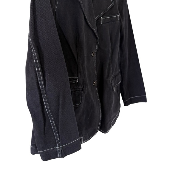 Miu Miu Black Denim  Blazer Jacket - Picture 9 of 16